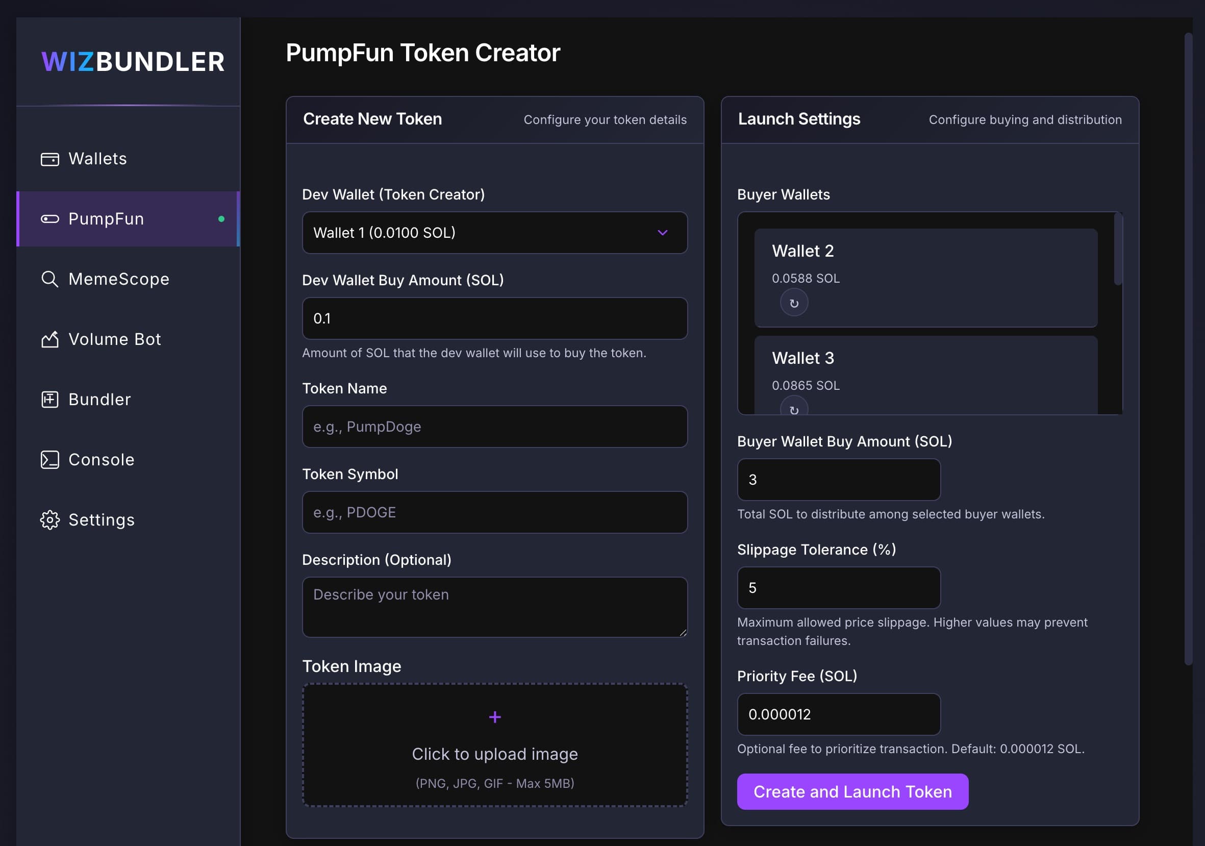 PumpFun Token Creator
